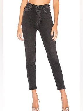 Agolde Nico Black High Rise Jeans